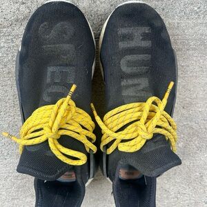 Kids Black and Yellow Sneakers